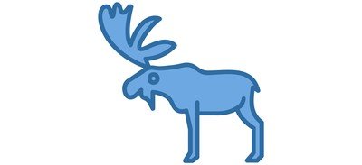 Image for Animals Bull Moose Elk Cricut SVG Design
