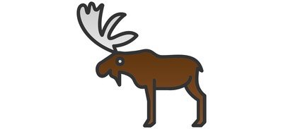 Image for Animals Bull Moose Elk Cricut SVG Design