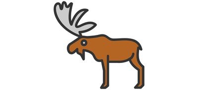 Image for Animals Bull Moose Elk Cricut SVG Design