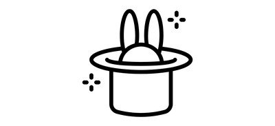 Image for Animals Rabbit Magician Cricut SVG Design