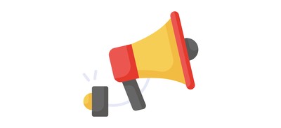 Image for Announcement Megaphone Election Cricut SVG Design