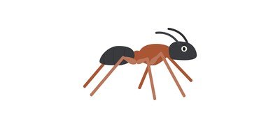 Image for Free Ant Insect Animal Cricut SVG Design