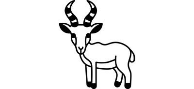 Image for Antelope  Cricut SVG Design