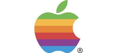 Image for Free Apple Computer Rainbow Cricut SVG Design