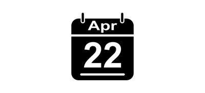 Image for April Calendar Date Cricut SVG Design