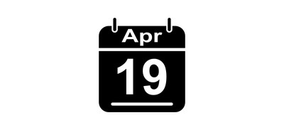 Image for April Calendar Date Cricut SVG Design