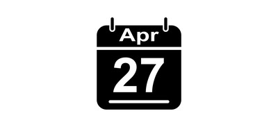 Image for April Calendar Date Cricut SVG Design