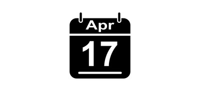 Image for April Calendar Date Cricut SVG Design