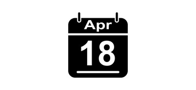 Image for April Calendar Date Cricut SVG Design