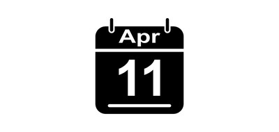 Image for April Calendar Date Cricut SVG Design