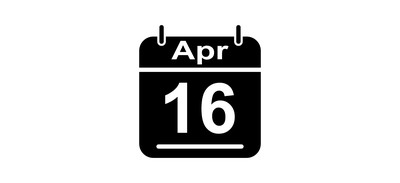 Image for April Calendar Date Cricut SVG Design