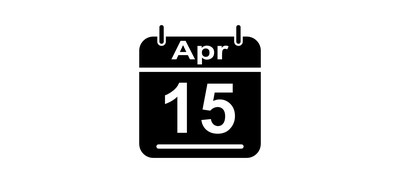 Image for April Calendar Date Cricut SVG Design