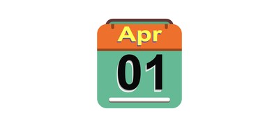 Image for April Calendar Date Cricut SVG Design