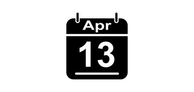 Image for April Calendar Date Cricut SVG Design