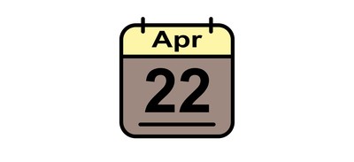 Image for April Calendar Date Cricut SVG Design