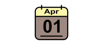 Image for April Calendar Date Cricut SVG Design