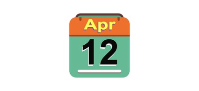 Image for April Calendar Date Cricut SVG Design