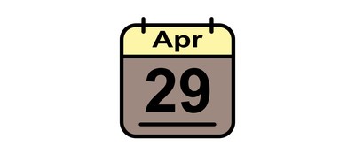 Image for April Calendar Date Cricut SVG Design