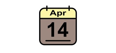 Image for April Calendar Date Cricut SVG Design