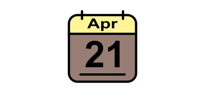 Image for April Calendar Date Cricut SVG Design