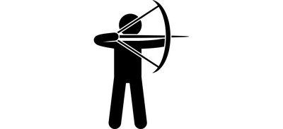 Image for Archery Archer Arrow Cricut SVG Design