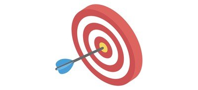 Image for Target Achievement Dartboard Game Business Target Cricut SVG Design