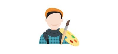 Image for Artist Male Avatar Cricut SVG Design