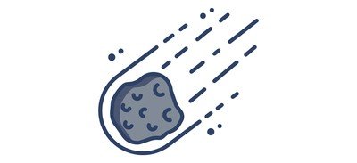 Image for Asteroid Cricut SVG Design