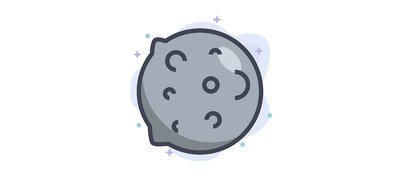 Image for Free Asteroid Meteor Planet Cricut SVG Design