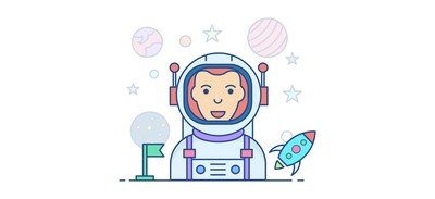 Image for Astronaut Spaceman Cosmonaut Cricut SVG Design