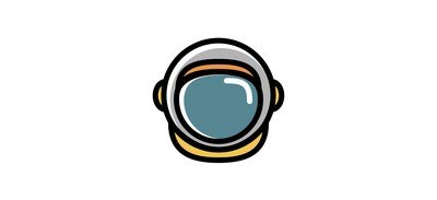 Image for Astronaut Helmet Outer Cricut SVG Design