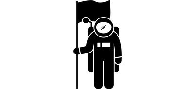 Image for Astronaut Flag Success Cricut SVG Design