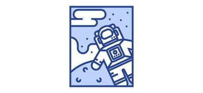 Image for Free Astronaut Spacesuit Star Cricut SVG Design