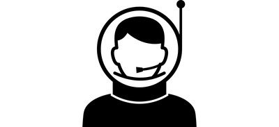 Image for Astronaut Cosmonaut Helmet Cricut SVG Design