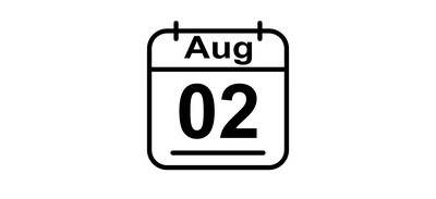 Image for August Calendar Date Cricut SVG Design