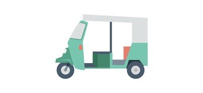 Image for Auto Rickshaw Transport Cricut SVG Design