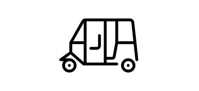 Image for Auto Rickshaw Transport Cricut SVG Design