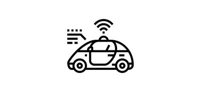 Image for Automobile Sensor Wifi Car Autonomous Car Cricut SVG Design