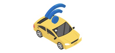 Image for Autonomous Car Wifi Car Driverless Car Cricut SVG Design