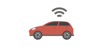 Image for Autonomous Car Car With Wifi Wifi Car Cricut SVG Design