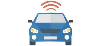 Image for Autonomous Car Car With Wifi Wifi Car Cricut SVG Design