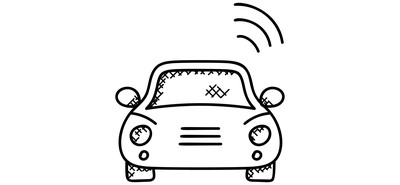 Image for Autonomous Car Wifi Cricut SVG Design