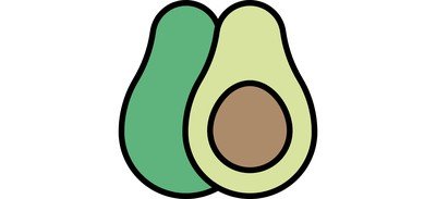 Image for Free Avocado Fruit Fresh Fruit Cricut SVG Design