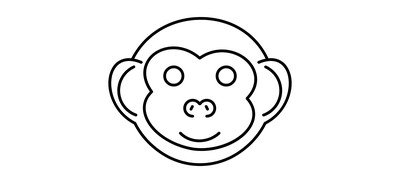 Image for Baboon Animal Monkey Cricut SVG Design