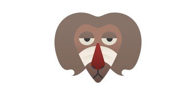 Image for Baboon Monkey Primate Cricut SVG Design