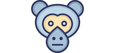 Image for Baboon Macaque Monkey Cricut SVG Design