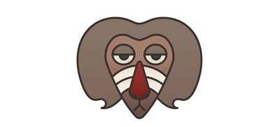 Image for Baboon Monkey Primate Cricut SVG Design