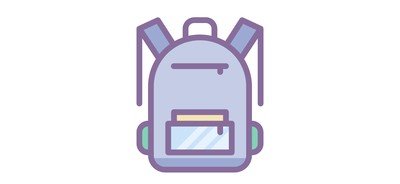 Image for Backpack Bag Book Cricut SVG Design