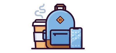 Image for Backpack Coffee Phone Cricut SVG Design