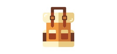 Image for Backpacking Bag Luggage Cricut SVG Design